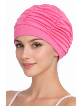 Шапка для плавания , эластичная с драпировкой, тканевая (03) Bavar Sport